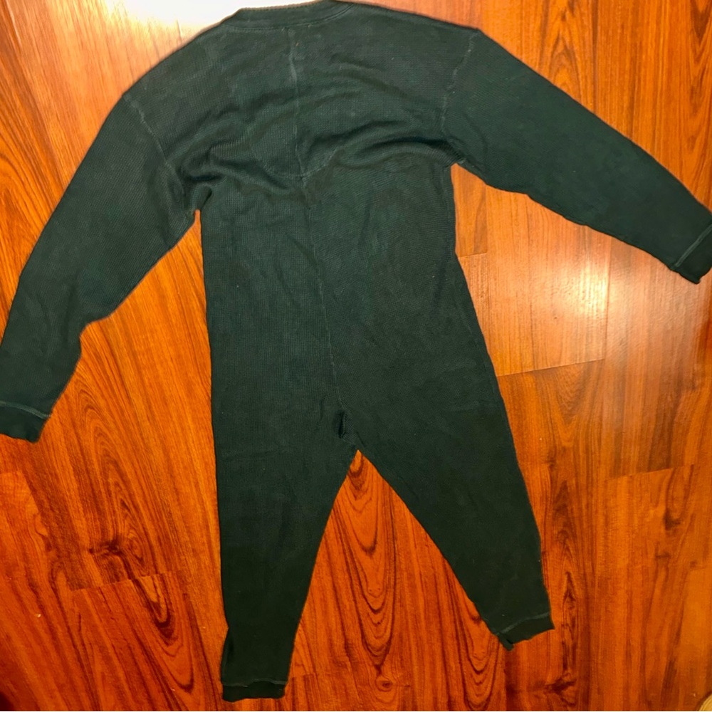 VTG RARE HTF 80s Victoria's Secret Country Thermal Henley PJS COTTAGECORE Sz S - Picture 9 of 16